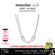 潘多拉（PANDORA）蝴蝶羅盤項鏈套裝925銀個性簡約甜酷女七夕情人節(jié)禮物送女友 392303C00 45cm
