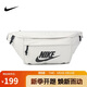 耐克NIKE 王一博同款 中性腰包  休閑包 BA5751-072淺骨色大號(hào)