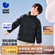 迷你巴拉冬新款男女童輕暖羽絨服寶寶戶外保暖親子羽絨服外套 黑色90001 120