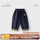 歡喜小熊男童褲子兒童秋季純棉長(cháng)褲寶寶衣服春秋休閑童裝