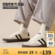 Semir男鞋復(fù)古德訓(xùn)鞋男秋季新款簡約休閑鞋板鞋男STH243039 米黑 42