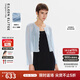 朗姿歐洲EiLEEN ELITEE萊賽爾醋酸長(cháng)袖針織衫開(kāi)衫2025年夏季新款 水藍色 XL