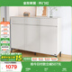 全友家居 現(xiàn)代極簡風家具鞋柜家用靠墻大容量儲物收納柜入戶玄關柜子