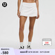 lululemon丨Pace Rival 女士運(yùn)動(dòng)中腰短裙 速干芯吸 LW8A84R 白色 S /6