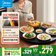美的（Midea）暖菜板【國家補貼】 飯菜保溫板熱菜飯 加熱墊菜板  定時(shí)保溫暖奶熱菜神器家用旋轉熱飯 餐桌轉盤(pán) 圓形60Y1高配款-10檔調溫
