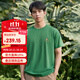 mont·bell戶(hù)外速干t恤男女通用夏季透氣堅果圖案印花休閑運動(dòng)短袖 1114737 GN綠色 L