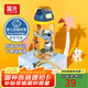 富光塔塔塑料兒童水杯tritan夏季吸管杯小學(xué)生大容量運(yùn)動(dòng)戶外太空杯子 藍(lán)色500ml