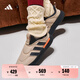 adidas ADIPUFF面包鞋柔軟舒適保暖棉鞋阿迪達(dá)斯官方輕運(yùn)動(dòng) 卡其色/黑色 42