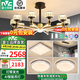 雷士（NVC）吊燈美式輕奢水晶客廳大燈LED智能臥室燈 燈具套餐廳燈飾全屋 【3室2廳A】10頭+星夢餐吊