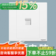 羅格朗（LEGRAND） tcl開(kāi)關(guān)插座面板朗淳S白色一開(kāi)雙控五孔USB插座家用暗裝墻壁開(kāi)關(guān) 六類(lèi)網(wǎng)絡(luò )插座