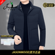 JASONWOOD官方高端品牌輕薄羽絨服男2025冬季新款中年商務(wù)休閑輕奢侈外套男 高檔藍色【現貨速達】 L 建議【115-130斤】