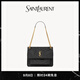 YSL圣羅蘭【新品】女士NIKI中號(hào)復(fù)古皮革手袋 黑色 U