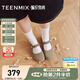 天美意勃肯鞋商場(chǎng)同款休閑平底復(fù)古百搭女鞋2025秋新款BL291CQ5 灰色 36