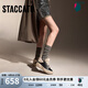 思加圖新款時(shí)尚毛毛鞋保暖厚底休閑鞋板鞋女鞋EU005DM4 暖米杏 37