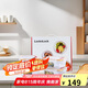 樂扣樂扣（LOCK&LOCK）耐熱玻璃保鮮盒微波爐飯盒上班族學(xué)生便當(dāng)盒水果飯菜保鮮碗四件套