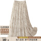 絲柏舍碎花半身裙2025春夏新款女裝網(wǎng)紗拼接高腰氣質(zhì)A字中長裙