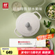 雙立人（ZWILLING）琺瑯鑄鐵鍋湯鍋燉鍋微壓鍋雙耳煲湯鍋24cm燉肉鍋電磁爐通用火鍋 白色鑄鐵鍋 24cm 3.8L