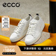愛步（ECCO）休閑板鞋男 潮流厚底復古增高男鞋牛皮 街頭ACE856814 白色85681450874 42 建議選購大一碼