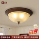 燈將（dengjiang）美式復古led吸頂燈臥室陽(yáng)臺過(guò)道走廊簡(jiǎn)約玄關(guān)鄉村歐式書(shū)房燈具  直徑50cm【全光譜護眼】三色變光