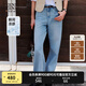 Teenie Weenie【涼感】小熊女裝牛仔褲2025年夏季新款簡約時髦長褲 淺藍色 S