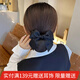 向晚發(fā)夾頭花蝴蝶結發(fā)夾女頭花職業(yè)護士發(fā)網(wǎng)套高級銀行酒店前臺盤(pán)發(fā)器