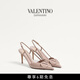 華倫天奴VALENTINO[禮物]女士 VLOGO SIGNATURE 高跟鞋涼鞋 裸粉色（建議選小半碼） 36