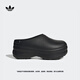 adidas ADIFOM STAN MULE厚底涼鞋廚師鞋穆勒鞋阿迪達(dá)斯三葉草 黑 38