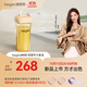 HEGEN海格恩吸管杯1-3歲330ml兒童PPSU多功能學(xué)飲杯直飲喝水杯大麥金色