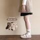 季米塔（Jimita）女童襪子春秋精梳棉兒童中筒襪復古碎花小兔女孩寶寶花邊短襪秋季 Q24141 小兔子（5雙裝） 6-8歲 (M) 建議腳長(cháng)18-20cm