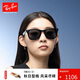 雷朋（RayBan）時(shí)尚方形太陽鏡大框顯臉小高顏值眼鏡戶外防曬墨鏡0RB4391D 禮物