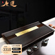 唐速天然整塊黑檀木茶盤(pán)大號功夫茶具茶托托盤(pán)實(shí)木家商用簡(jiǎn)約原木茶臺觀(guān)山90*45*4.5cm