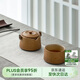 萬(wàn)仟堂旅行茶具  陶瓷功夫茶具套裝 便攜旅行便攜布包 君子之交黃砂釉