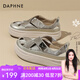 達(dá)芙妮涼鞋女厚底女生增高學(xué)生2025新款夏季羅馬運(yùn)動(dòng)休閑 金色 37 (235mm) 標(biāo)準(zhǔn)碼