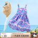 Classic Teddy精典泰迪女童連衣裙兒童裙子童裝夏吊帶裙碎花公主裙 紫色  120 