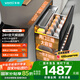 華帝（VATTI）消毒柜家用嵌入式小飛碟100升大容量?jì)砷T(mén)三抽消毒碗柜全天候巡航紫外線(xiàn)120度高溫三重消毒i13036