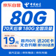 中國電信流量卡19元【180G】全國通用5G手機卡電話(huà)卡月租號非無(wú)限星卡長(cháng)期永久純上網(wǎng)