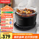 摩飛電器（Morphyrichards）電燉鍋 煲湯鍋養(yǎng)生鍋 家用3.5L可預(yù)約定時(shí)燉湯電煮鍋煮粥鍋 多功能嬰兒輔食料理鍋MR9082