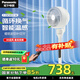 松下（Panasonic）空氣循環(huán)扇電風扇落地扇 直流變頻家用磁吸遙控電扇 柔風定時節(jié)能靜音風扇 智能【溫度感應】F-CW1801C