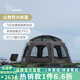 vidalido維達利多戶(hù)外露營(yíng)帳篷六角焚火帳山脊超大空間家庭多人露營(yíng)可拼接 山脊|橄欖棕