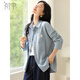 初申春秋長(cháng)袖襯衫女厚款燈芯絨休閑百搭時(shí)尚襯衣外套S43S059