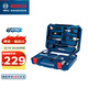 博世（BOSCH）家用多功能手動工具套裝五金工具箱108件套 塑盒精裝