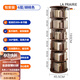 LA PRAIRIE 德國品牌全實(shí)木旋轉書(shū)架360度書(shū)柜家用閱讀收納架兒童落地置物架 六層-胡桃木色固定旋轉款 免費上門(mén)安裝