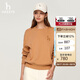 哈吉斯（HAZZYS）女裝舒適落肩休閑衛衣女ABTSE0BCF08 米色BI 165/88A40