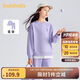 巴拉巴拉童裝女童套裝2024秋裝中大童假兩件撞色兒童兩件套潮208324104005