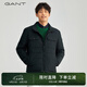 GANT/甘特秋冬男士聚酯纖維簡(jiǎn)約休閑挺闊拼接胸袋純色立領(lǐng)棉服夾克 005-黑色 M 尺碼偏大