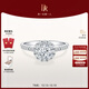 DR【明星同款】求婚鉆戒鉑金TRUELOVE系列簡(jiǎn)奢款結婚節日禮物 【共約40分】20分F色VS2-鉑金 手寸咨詢(xún)客服