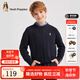 暇步士（Hush Puppies）【經(jīng)典款】童裝兒童男女大童秋季新款簡(jiǎn)約舒適時(shí)尚百搭線衣 藏藍(lán) 150 cm