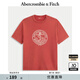 ABERCROMBIE & FITCH男裝25秋季美式復古百搭棉質(zhì)寬松印花圓領(lǐng)短袖T恤KI123-5277 暖栗色 M (180/100A)