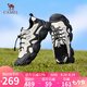 駱駝（CAMEL）丑萌登山鞋4.0 山系徒步鞋女戶(hù)外休閑鞋 L25S469032 米/黑/銀 38