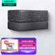 羅技（Logitech）K860無(wú)線(xiàn)藍牙鍵盤(pán) 人體工學(xué)鍵盤(pán)分體式 筆記本電腦辦公鍵盤(pán)Mac 帶手托電池款家用多設備 全尺寸 K860鍵盤(pán)(優(yōu)聯(lián)接收器)